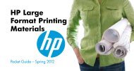 HP Large Format Printing Materials - Continental Imaging Products
