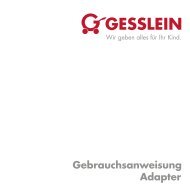 Download Gebrauchsanweisung - Gesslein