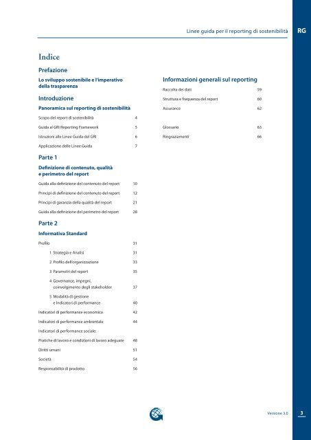 Linee guida per il reporting di sostenibilità - Global Reporting Initiative