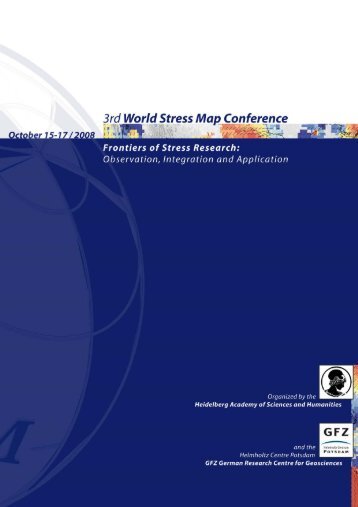 World Stress Map Conference - International Lithosphere Program ...