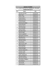 5th Sem Second Shift - GIT.edu