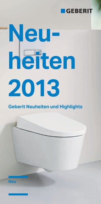 Geberit Neuheiten und Highlights