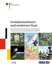 Geoinformationen und moderner Staat · Eine ... - Geoportal.de