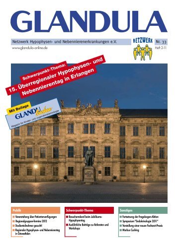 15. Hypophysentag in Erlangen; Symposium "Endokrinologie 2011"