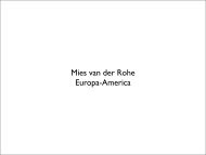 Mies van der Rohe Europa-America - GizmoWeb