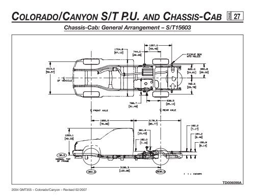 colorado/canyon s/t pu and chassis-cab 43 - GM UPFITTER