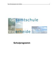 Schulprogramm - Gesamtschule Weierheide