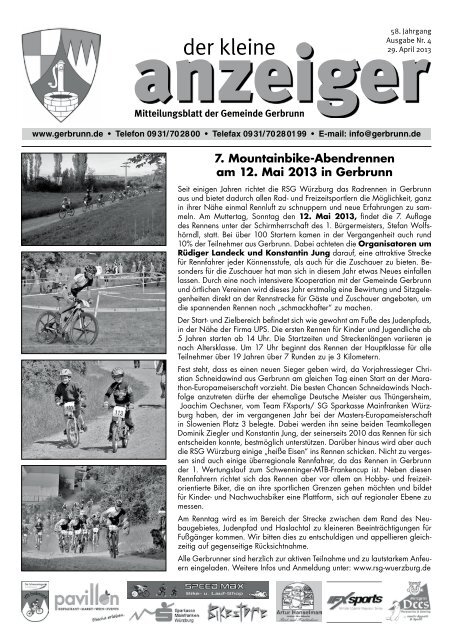 Ausgabe Nr 04 13 Pdf 7 5 Mb Gemeinde Gerbrunn