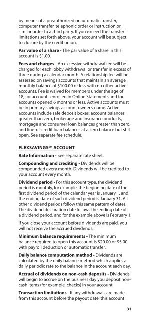 Disclosure of Account Information - The Golden 1 Credit Union