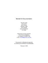 Mendel 8.0 Documentation - UCLA Human Genetics