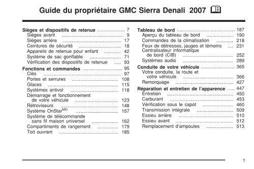 Sierra Denali (PDF, 2.9 Mo) - GM Canada