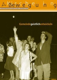 Gemeinde geistlich entwickeln - Gemeindekolleg der VELKD