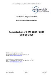 Witten/Herdecke - GHA