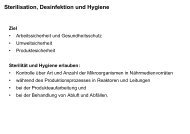 Sterilisation, Desinfektion und Hygiene - gmuender.org