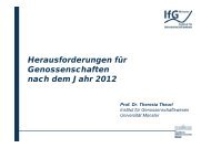 Vortrag Prof. Dr. Theresia Theurl.pdf - Die Genossenschaften