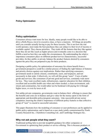 White Paper - Tim Glowa