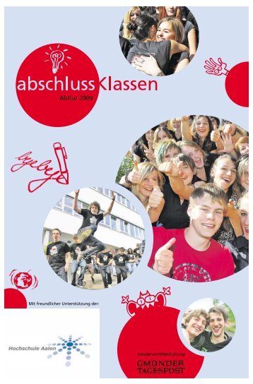 Abschlussklassen Abitur 2009 - Gmünder Tagespost