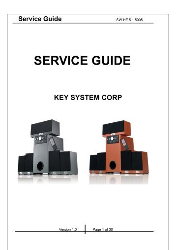 SW-HF 5.1 5005 SERVICE GUIDE(updated). - Genius