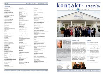 kontakt- spezial - Märkischer Presse