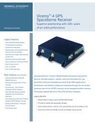 Viceroy ® GPS Receiver - General Dynamics Advanced Information ...