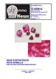 KURZINFO Nr.23 Ö.GEM.G. - gemmologie.at - Österreichische ...