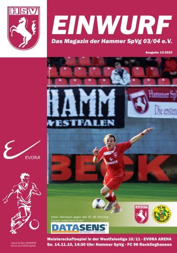 Das Magazin der Hammer SpVg 03/04 eV - Hammer Spielvereinigung