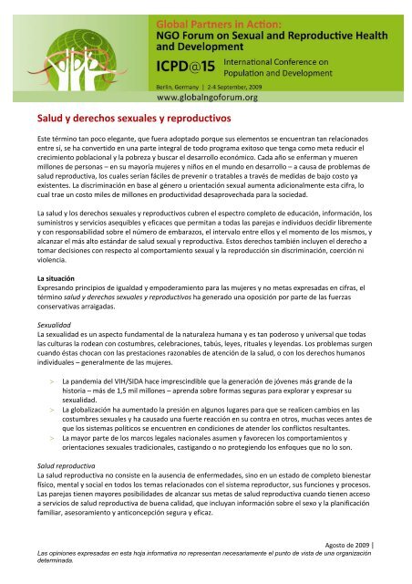 Informe de Investigación Voces de mujeres evangélicas: Significados sobre  sus Derechos Humanos y Derechos Sexuales y Reproductivos