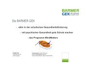 Workshop MindMatters - Gesundheit und Schule