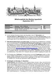 Mitteilungsblatt des Marktes Ippesheim September 2011