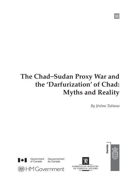 The Chad–Sudan Proxy War and the 'Darfurization' - Small Arms ...