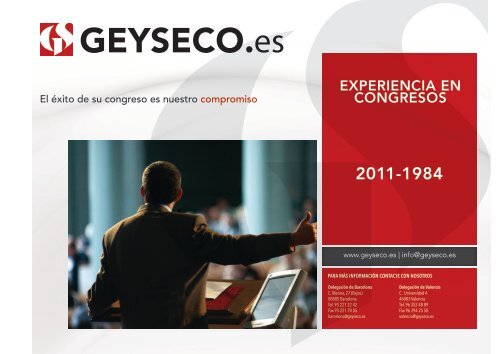 listado de congresos organizados - Geyseco