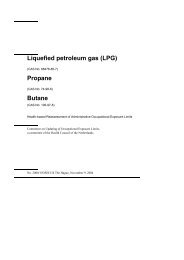 Liquefied petroleum gas (LPG) - Gezondheidsraad