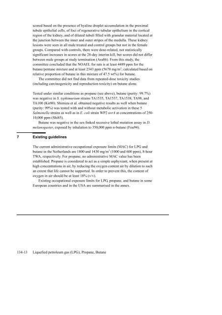 Liquefied petroleum gas (LPG) - Gezondheidsraad