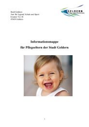 Informationsmappe Pflegeeltern - Stadt Geldern