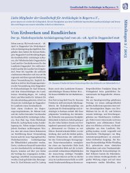 2-2013 (pdf) - Gesellschaft für Archäologie in Bayern eV