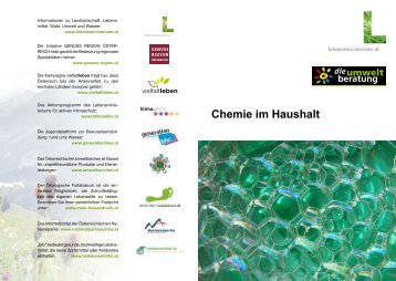 Chemie im Haushalt