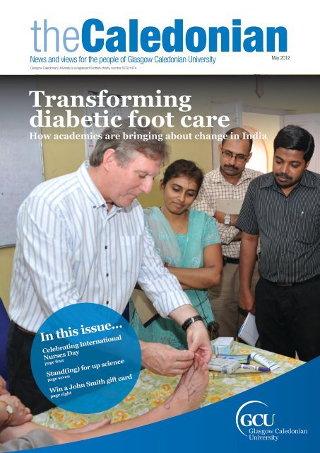 Transforming diabetic foot care - Glasgow Caledonian University