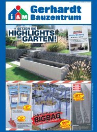 highlights im garten! - Gerhardt Bauzentrum