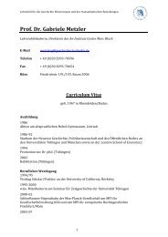 Curriculum Vitae (pdf) - Institut für Geschichtswissenschaften ...