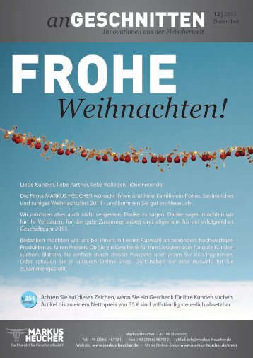 WEIHNACHTEN 2013