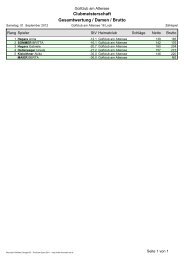 Clubmeisterschaft - Golfclub am Attersee