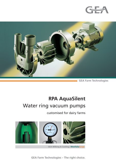 RPA AquaSilent - GEA Farm Technologies