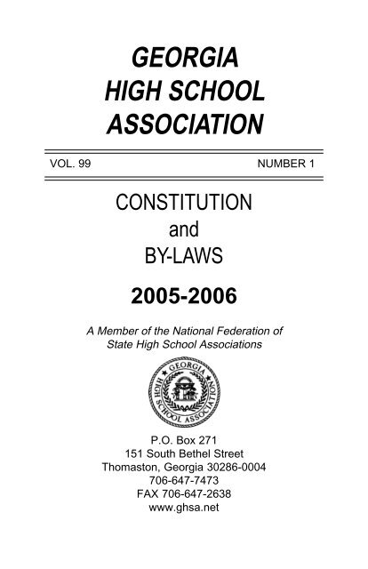 2005-2006 - Georgia High School Association