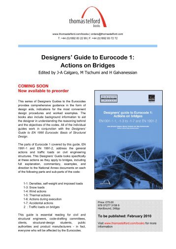 Designers' Guide to Eurocode 1: Actions on Bridges - gdi