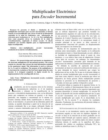 Multiplicador Electrónico para Encoder Incremental