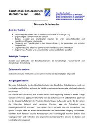 Die erste Schulwoche - Gesundheit und Schule