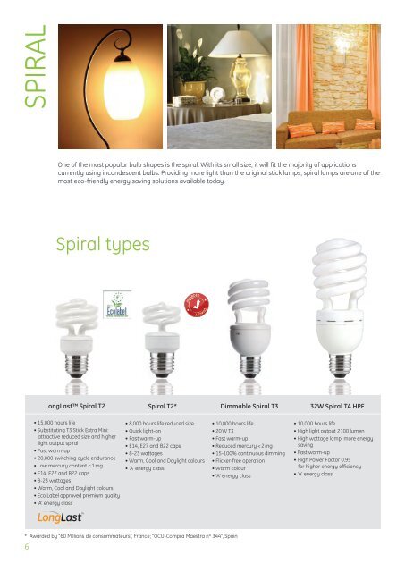 Energy Saving CFLs - GE Lighting Asia Pacific