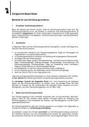 Merkblatt betreffend Schlichtungsverfahren - Gerichte - Basel-Stadt