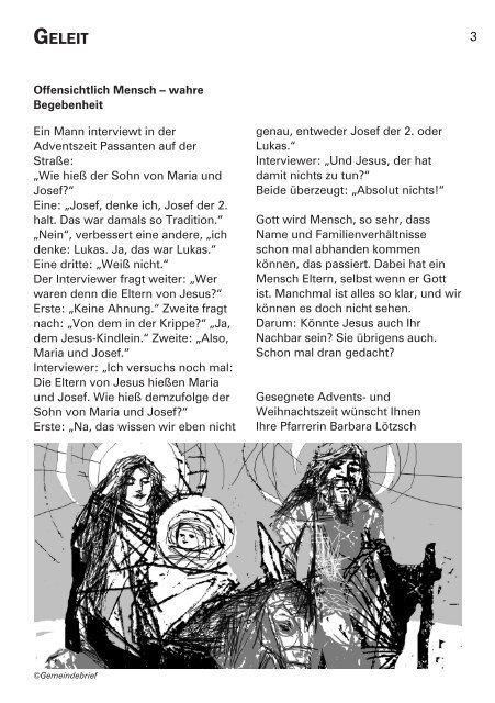 Kirchenblatt Dezember 2011 / Januar 2012 Nr. 24 - Gemeinde ...