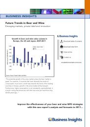 Future Trends in Beer and Wine: Emerging ... - Business Insights